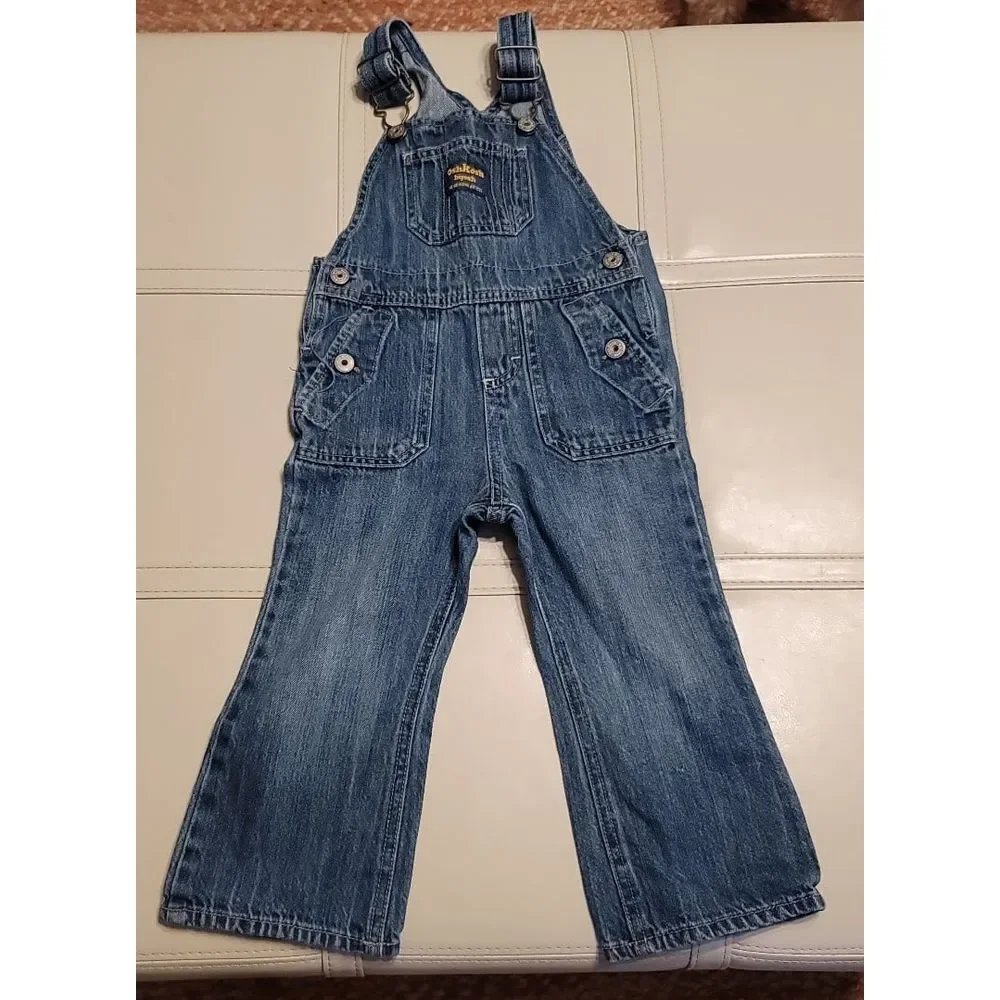 Vintage,‎ Rare, OshKosh B'Gosh Vestbak Overalls size 2T